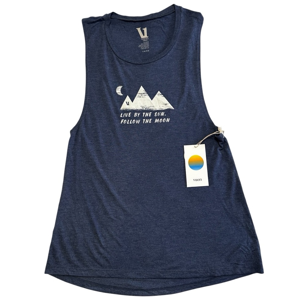Vuori Women’s Set Of NEW Mauve Vintage Ripstop Short & Blue Sleeveless Tee Sz.M - Picture 2 of 12